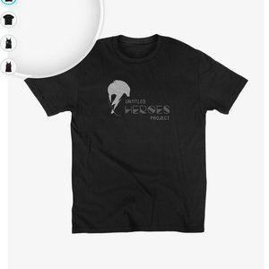 NWOT Untitled Heroes Project T-shirt silver ink